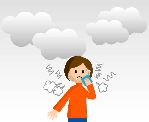 太陽が出ていないのに暑く感じる日があるのはなぜ？